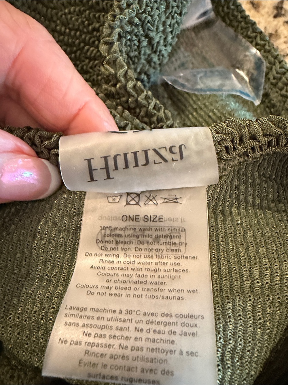 HUNZA G Domino One Piece Swimsuit, BRAND NEW, Green - Picture 14 of 14